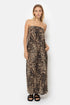 Âme antwerp louise off the shoulder leopard dress